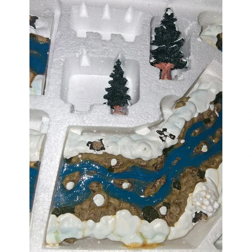 Vintage Lemax Enchanted Forest Christmas Extendable Mill Stream #94403 2000